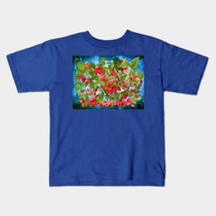 Raspberries from my Backyard Kids T-Shirt